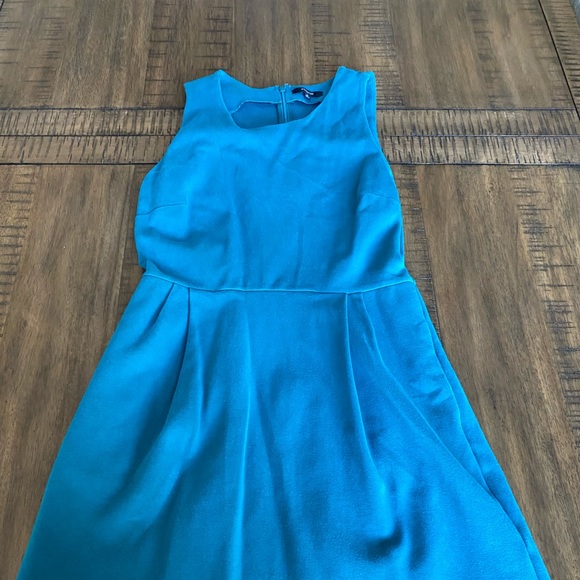 Madewell teal sleeveless dress - Picture 2 of 7